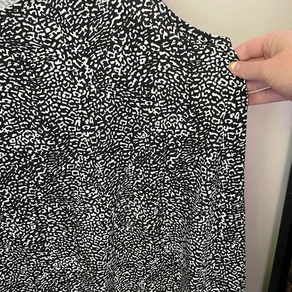 Swimsuits For All Black and White Sheath Midi Coverup Dress - Picture 2 of 8